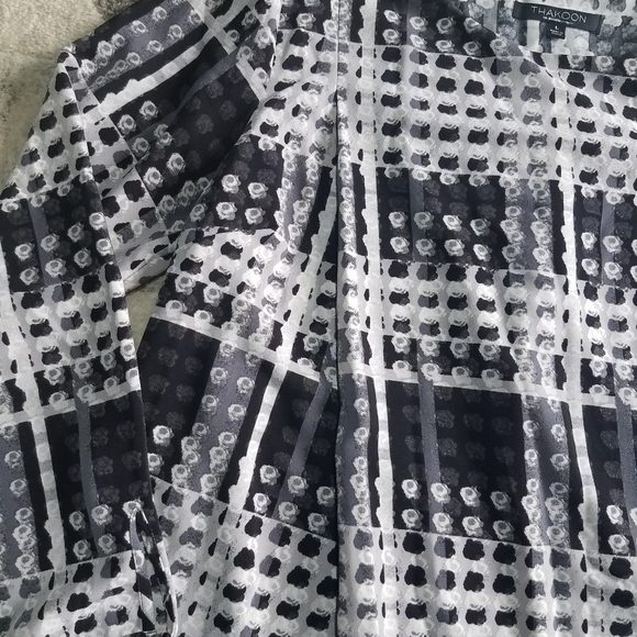 Thakoon Dotted Long Sleeve Dress Large - Picture 5 of 7